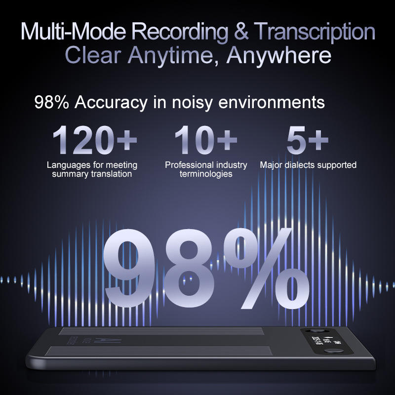 Ultra-Thin Magnetic AI Voice Recorder Card (T8 FS) - ChatGPT App Integrated